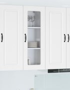 vidaXL Панел за миялна машина Kalmar Бяло 40 x 31 x 100 см