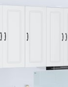 vidaXL Панел за миялна машина Kalmar Бяло 40 x 31 x 100 см