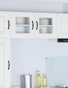 vidaXL Панел за миялна машина Kalmar Бяло 40 x 31 x 40 см
