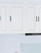 vidaXL Панел за миялна машина Kalmar Бяло 50 x 31 x 80 см