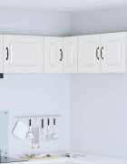 vidaXL Панел за миялна машина Kalmar Бяло 57 x 57 x 40 см