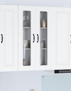 vidaXL Панел за миялна машина Kalmar Бяло 60 x 31 x 100 см