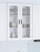 vidaXL Панел за миялна машина Kalmar Бяло 80 x 31 x 100 см