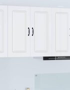 vidaXL Панел за миялна машина Kalmar Бяло 80 x 31 x 80 см