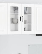 vidaXL Панел за миялна машина Kalmar Бяло 80 x 31 x 80 см