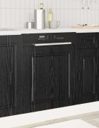vidaXL Панел за миялна машина Kalmar Черния дъб 60 x 15 x 57 см