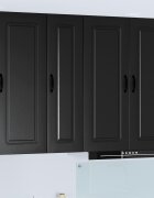vidaXL Панел за миялна машина Kalmar Черно 30 x 31 x 100 см