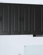 vidaXL Панел за миялна машина Kalmar Черно 30 x 31 x 80 см
