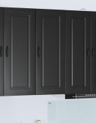 vidaXL Панел за миялна машина Kalmar Черно 40 x 31 x 100 см
