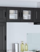 vidaXL Панел за миялна машина Kalmar Черно 40 x 31 x 40 см