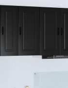 vidaXL Панел за миялна машина Kalmar Черно 40 x 31 x 80 см