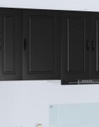 vidaXL Панел за миялна машина Kalmar Черно 50 x 31 x 80 см