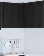 vidaXL Панел за миялна машина Kalmar Черно 57 x 57 x 80 см