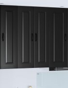 vidaXL Панел за миялна машина Kalmar Черно 60 x 31 x 100 см