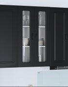 vidaXL Панел за миялна машина Kalmar Черно 60 x 31 x 100 см