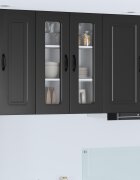 vidaXL Панел за миялна машина Kalmar Черно 60 x 31 x 80 см