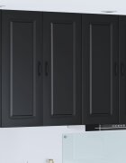 vidaXL Панел за миялна машина Kalmar Черно 80 x 31 x 100 см