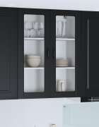 vidaXL Панел за миялна машина Kalmar Черно 80 x 31 x 100 см