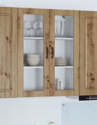 vidaXL Панел за миялна машина Kalmar Дъб 80 x 31 x 100 см