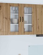 vidaXL Панел за миялна машина Kalmar Дъб 80 x 31 x 80 см