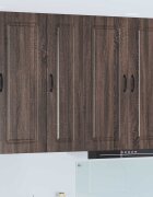 vidaXL Панел за миялна машина Kalmar Кафяв дъб 30 x 31 x 100 см