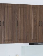 vidaXL Панел за миялна машина Kalmar Кафяв дъб 40 x 31 x 100 см