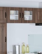 vidaXL Панел за миялна машина Kalmar Кафяв дъб 40 x 31 x 40 см