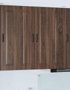 vidaXL Панел за миялна машина Kalmar Кафяв дъб 60 x 31 x 100 см