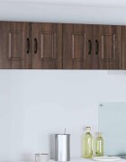 vidaXL Панел за миялна машина Kalmar Кафяв дъб 60 x 31 x 40 см