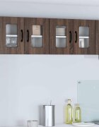 vidaXL Панел за миялна машина Kalmar Кафяв дъб 60 x 31 x 40 см