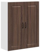 vidaXL Панел за миялна машина Kalmar Кафяв дъб 80 x 31 x 100 см