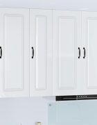 vidaXL Панел за миялна машина Kalmar Лъскаво бяло 30 x 31 x 100 см