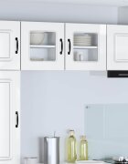 vidaXL Панел за миялна машина Kalmar Лъскаво бяло 40 x 31 x 40 см