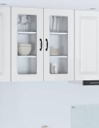 vidaXL Панел за миялна машина Kalmar Лъскаво бяло 40 x 31 x 80 см