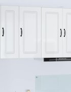 vidaXL Панел за миялна машина Kalmar Лъскаво бяло 40 x 31 x 80 см