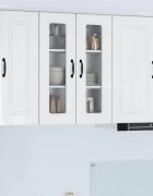 vidaXL Панел за миялна машина Kalmar Лъскаво бяло 60 x 31 x 80 см