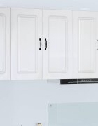 vidaXL Панел за миялна машина Kalmar Лъскаво бяло 80 x 31 x 80 см