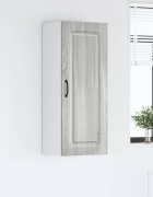 vidaXL Панел за миялна машина Kalmar Сив Сонома 40 x 31 x 100 см