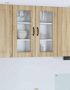 vidaXL Панел за миялна машина Kalmar Сонома дъб 40 x 31 x 80 см