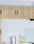 vidaXL Панел за миялна машина Kalmar Сонома дъб 50 x 31 x 40 см
