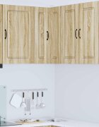 vidaXL Панел за миялна машина Kalmar Сонома дъб 57 x 57 x 80 см