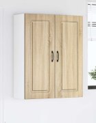 vidaXL Панел за миялна машина Kalmar Сонома дъб 80 x 31 x 100 см