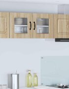 vidaXL Панел за миялна машина Kalmar Сонома дъб 80 x 31 x 40 см