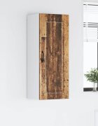 vidaXL Панел за миялна машина Kalmar Старо дърво 40 x 31 x 100 см
