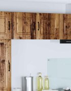 vidaXL Панел за миялна машина Kalmar Старо дърво 40 x 31 x 40 см