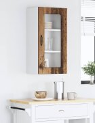 vidaXL Панел за миялна машина Kalmar Старо дърво 40 x 31 x 80 см