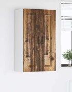 vidaXL Панел за миялна машина Kalmar Старо дърво 60 x 31 x 100 см