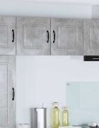 vidaXL Панел за миялна машина Kalmar Циментено сиво 40 x 31 x 40 см