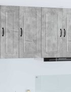 vidaXL Панел за миялна машина Kalmar Циментено сиво 40 x 31 x 80 см