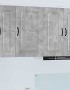 vidaXL Панел за миялна машина Kalmar Циментено сиво 50 x 31 x 80 см